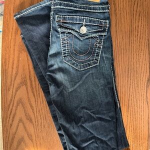 True Religion Women's Billie Straight Jeans